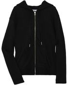 T By Alexander Wang Hooded Cotton-jersey Jacket - Lyst