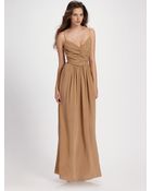 Zimmermann Ballerina Silk Drape Maxi Dress - Lyst