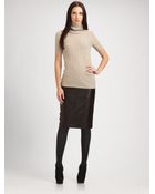Lafayette 148 New York Cable-knit Wool/cashmere Sweater - Lyst