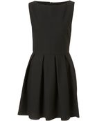 Topshop Sleeveless Skater Dress - Lyst