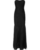 Halston Heritage Silk-chiffon Gown - Lyst