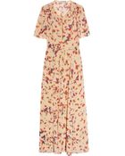 Vanessa Bruno Floral-print Silk-georgette Dress - Lyst