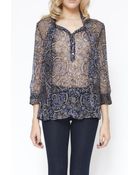 Joie Ilana Paisley Blouse - Lyst