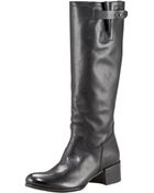 Alberto Fermani Leather Knee Boot - Lyst