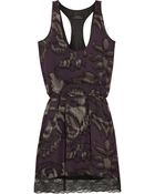Robert Rodriguez Printed Silk-chiffon Dress - Lyst