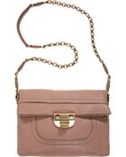 Nina Ricci Liane Top Leather Shoulder Bag - Lyst