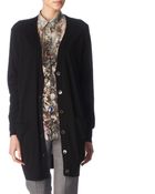 Paul Smith Black Label Long Silk–back Cardigan - Lyst