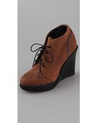Rag & Bone Odval Desert Wedge Ii Booties - Lyst