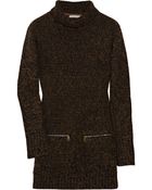 Burberry Brit Cotton-blend Turtleneck Sweater - Lyst