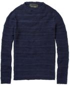 The Elder Statesman Ridged Cashmere Sweater - Lyst
