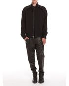 Alexander Wang Stretch Gabardine Bomber Jacket - Lyst
