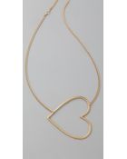 Jennifer Zeuner Large Open Heart Necklace - Lyst