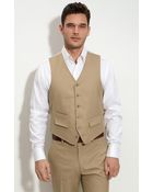 John Varvatos Cotton Vest - Lyst