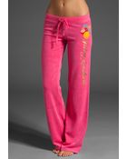 Juicy Couture Juicy Peach Terry Original Leg Pant - Lyst