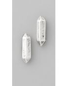 Low Luv X Erin Wasson Metal Crystal Stud Earrings - Lyst