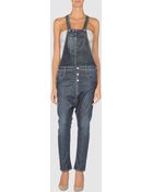 Miss Sixty Denim Overalls - Lyst