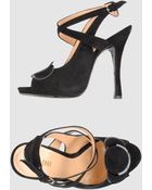 Pollini High Heeled Sandals - Lyst