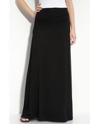 Bobeau Asymmetric Knit Maxi Skirt - Lyst