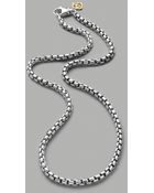 David Yurman Sterling Silver Chain Necklace - Lyst