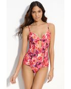 Nanette Lepore Floral Lover One Piece Swimsuit - Lyst