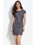 Pisarro Nights Beaded Sheath Dress - Lyst