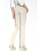 St. John Yellow Label Straight Leg Stretch Jeans - Lyst
