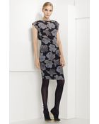 Lanvin Cowl Back Silk Dress - Lyst