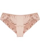 Rituel By Carine Gilson Silk-satin Briefs - Lyst