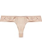 Rituel By Carine Gilson Stretch Silk-satin Thong - Lyst