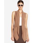 BCBGMAXAZRIA Anton Open-front Vest - Lyst
