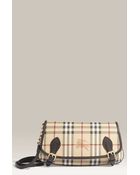 Burberry Equestrian Logo Check Print Shoulder Bag - Lyst