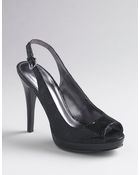 Calvin Klein Karissa Peep-toe Sandals - Lyst