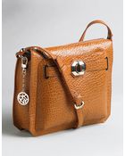 DKNY Leather Zip-top Shoulder Bag - Lyst