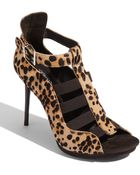 Donald J Pliner Micki Leopardprint Calf Hair Sandal - Lyst
