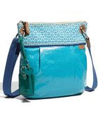 Fossil Key-per Coated Canvas Crossbody Bag - Lyst