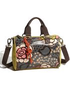 Fossil Key-per Coated Canvas Satchel - Lyst