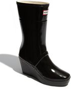 Hunter Kellen Wedge Heel Rain Boot - Lyst