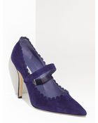 Manolo Blahnik Erratic Mary Jane Pump - Lyst