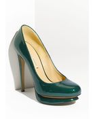 Nicholas Kirkwood Gem Glitter Patent Leather Pump - Lyst