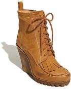 Sophya Wedge Boot - Lyst