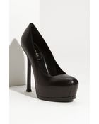 Saint Laurent Tribtoo 105 Platform Pumps - Lyst