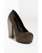 Saint Laurent Tribtoo Platform Pump - Lyst