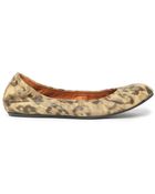 Lanvin Leopard-print Ballet Flat - Lyst