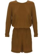 Club Monaco Kiena Silk Jumpsuit - Lyst