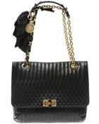 Lanvin Happy Quilted Leather Shoulder Bag in Black - Lyst