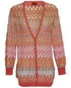 Missoni Nada Wool-blend Crochet Knit Cardigan - Lyst