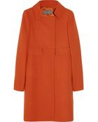 Alberta Ferretti Double-breasted Wool Coat - Lyst