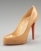 Christian Louboutin Rolando Platform Pump, Beige - Lyst