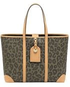 Mulberry Leopard Print Scotchgrain Tote Handbag Multi - Lyst