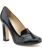 Kate Spade Jolene - Black Patent Leather Loafer Pump - Lyst